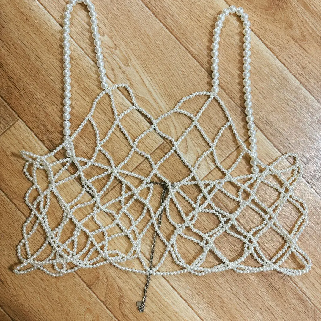 メルカリ最安値 RHOMBUS PEARL BUSTIER パールビスチェ - メルカリ