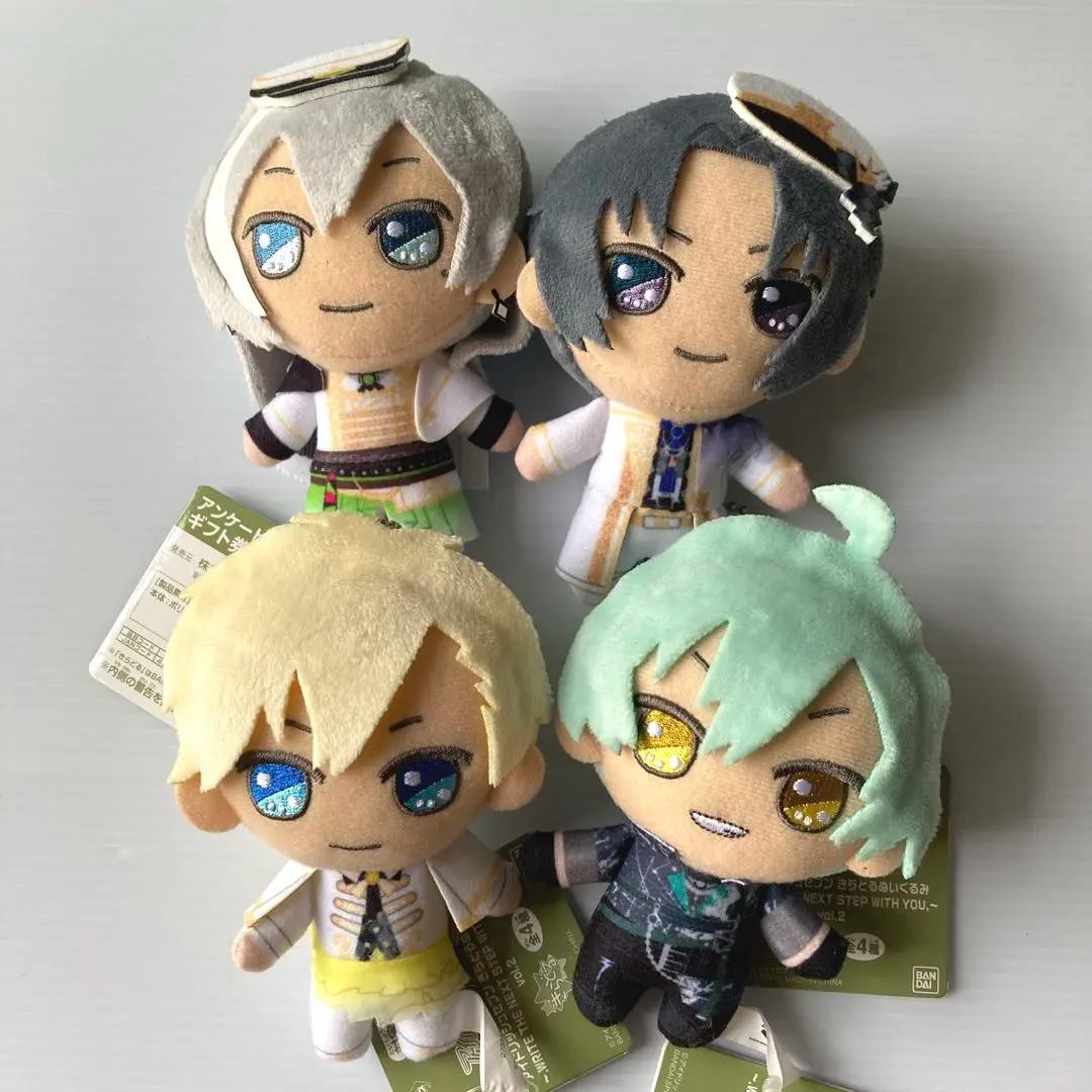 Thumbnail of IDOLiSH7 Kiradoru Plush Vol. 2 Complete Set of 4, Unused