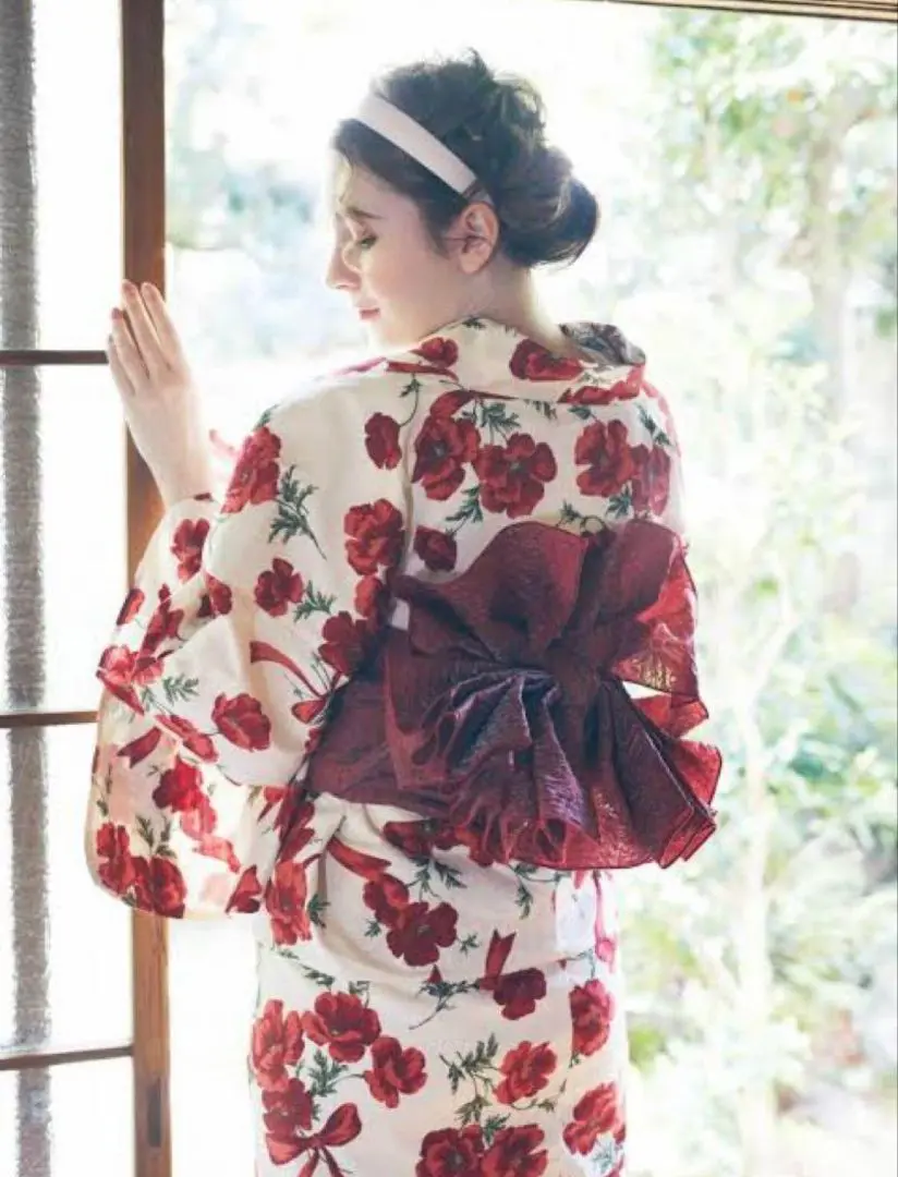 Maison de FLEUR Petite Robe canone白桃浴衣 Maison de FLEUR Petite Robe على X: 