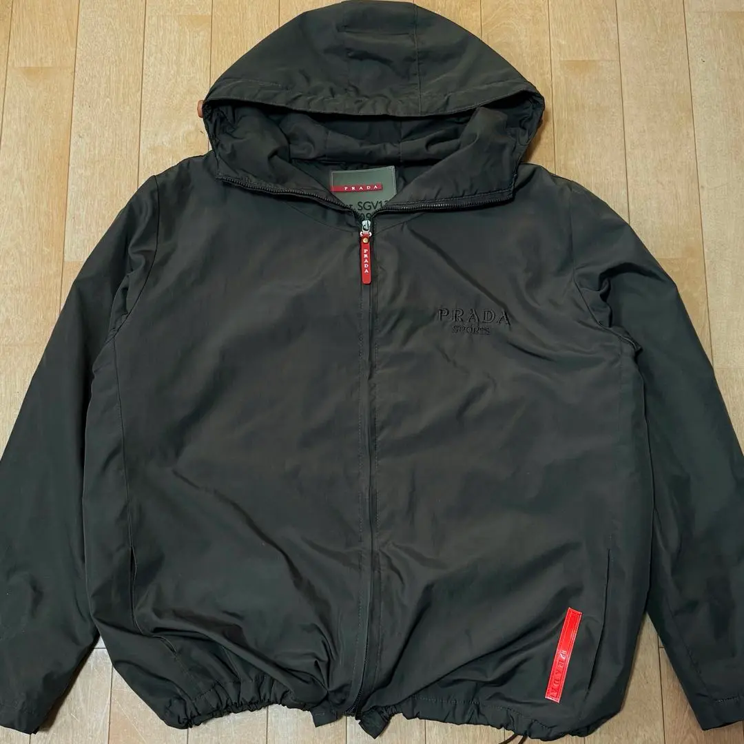 最終値下 PRADA SPORT プラダスポーツ ブラック SGV126 最終値下げ‼︎ PRADA SPORT プラダスポーツ ナイロンジャケット
