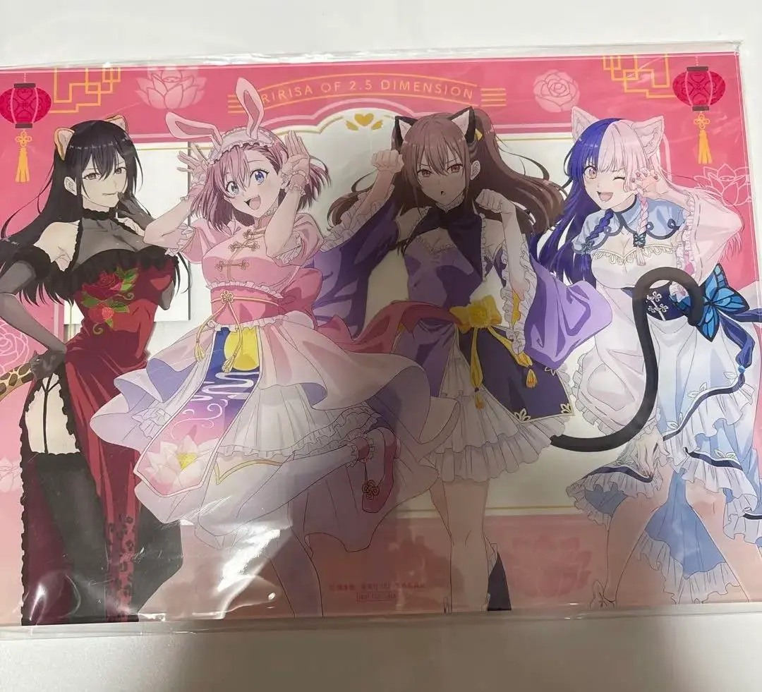 Thumbnail of Happiness Can Badge Lottery 2.5 Dimensional Temptation Last Prize Acrylic Panel Mika Riri Tachibana, Ririsa