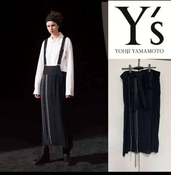 Y's ワイズ ヨウジヤマモト プリーツスカート サイズ2 ポケット付き fit=scale-down,w=1200