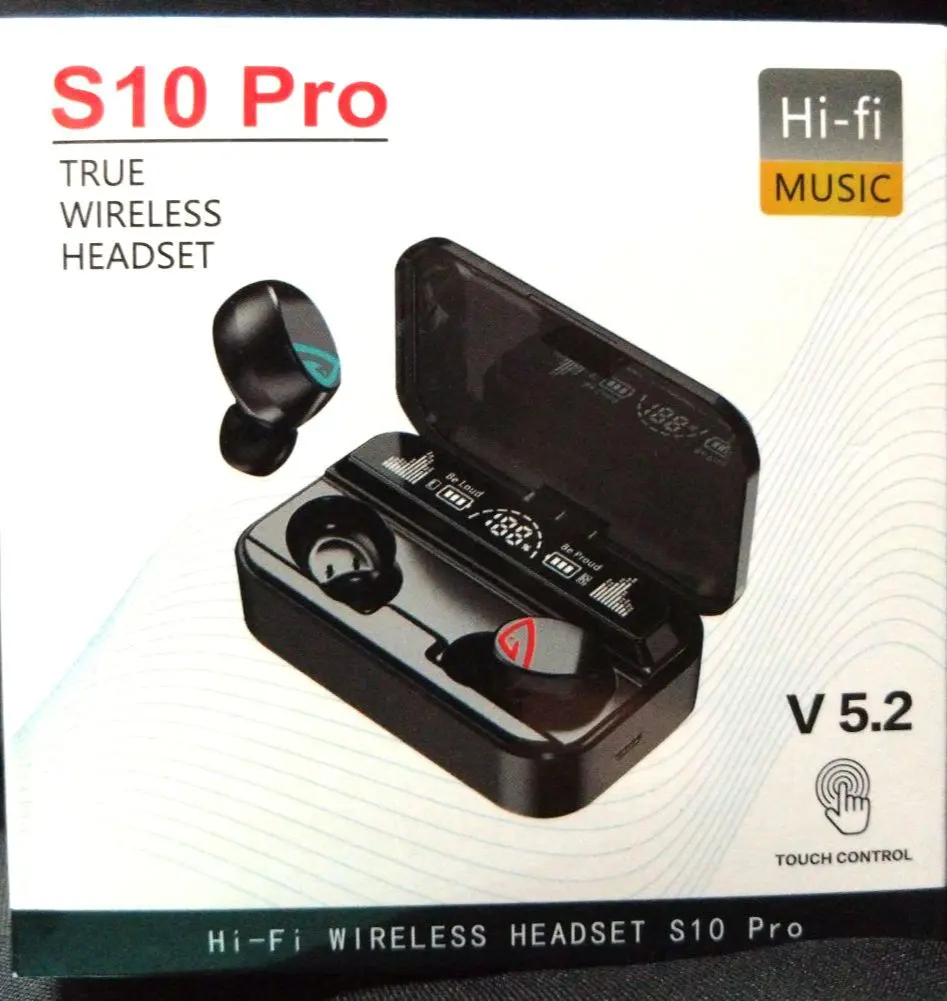 Thumbnail of Wireless Earphones Bluetooth S10 Pro