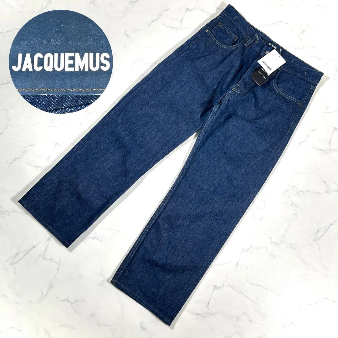 JACQUEMUS le papier デニム　ブルー　ジャックムス 2025年最新】ジャックムス デニム・ジーンズの人気アイテム