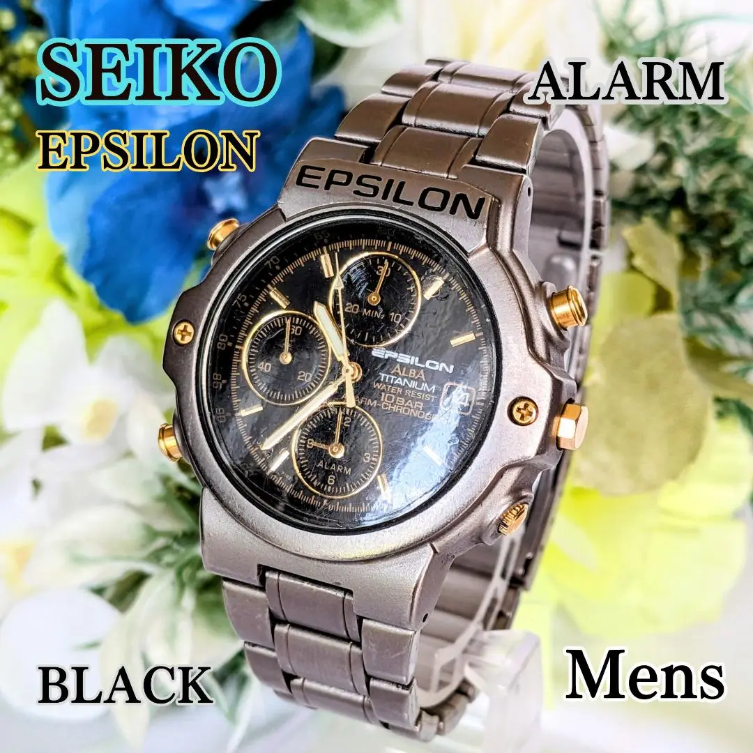 【新品電池】SEIKO Y182 クロノグラフ ブラック【予備コマ付き】 2025年最新】セイコー Y182 6F00の人気アイテム - メルカリ