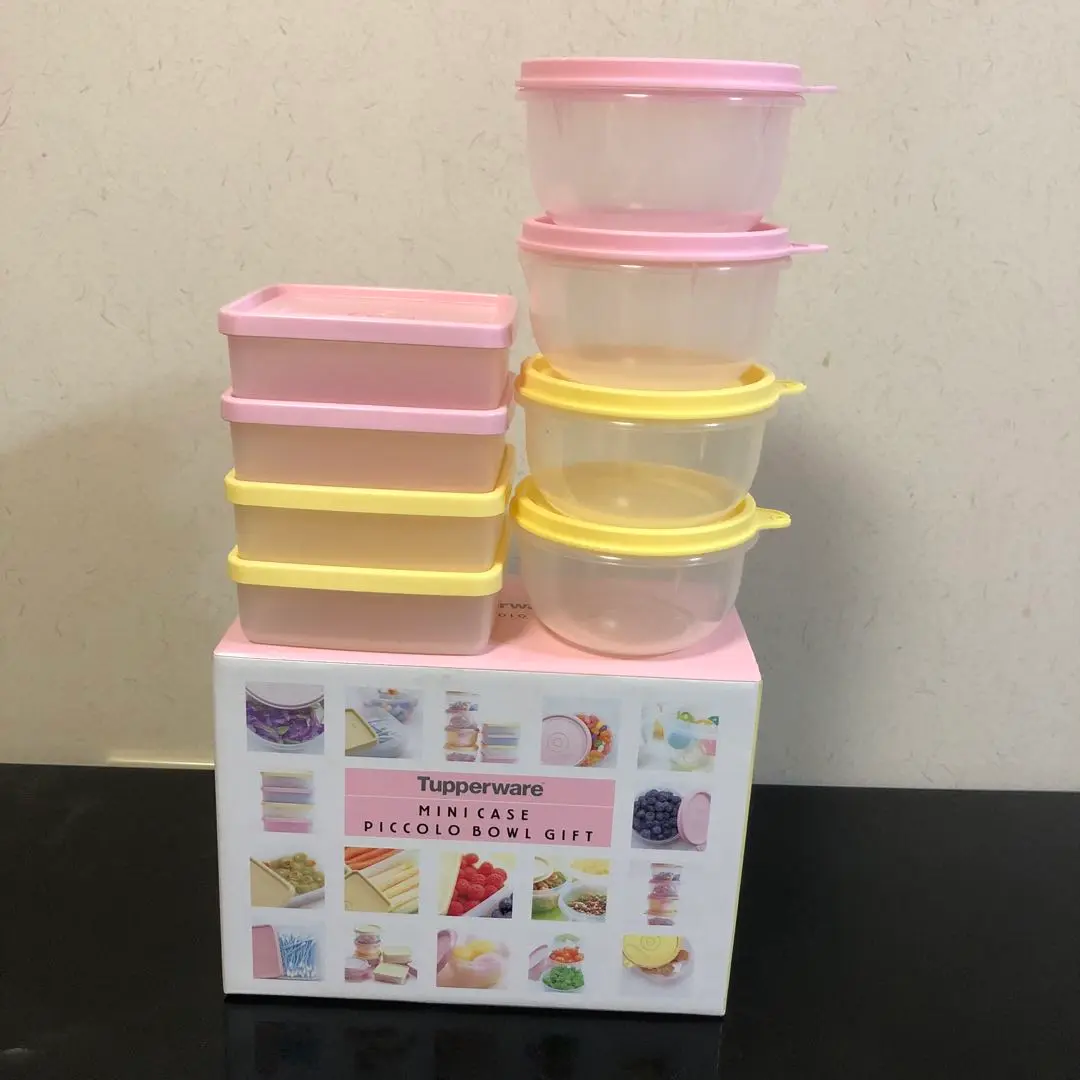 新品　Tupperware 食品保存容器 ピッコロボール風　色々色々10個セット 2025年最新】タッパーウェアピッコロボールの人気アイテム