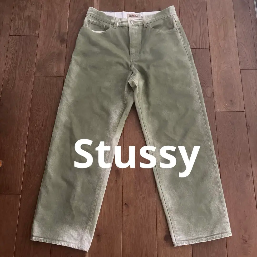 美品★Stussy SPRAY DYE BIG OL’JEANS W32 STUSSY - Men Big Ol Spray Dye Jeans – Atelier New York
