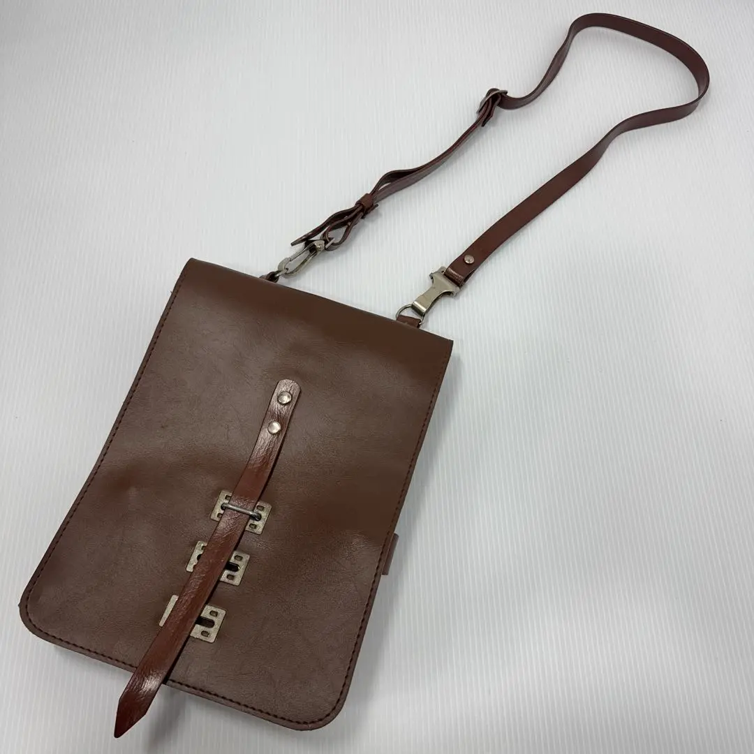 WW2ドイツ軍酷似 東ドイツ軍マップケース　実物本革 MILITARY 実物 USED 東ドイツ軍 NVA マップケース ショルダー
