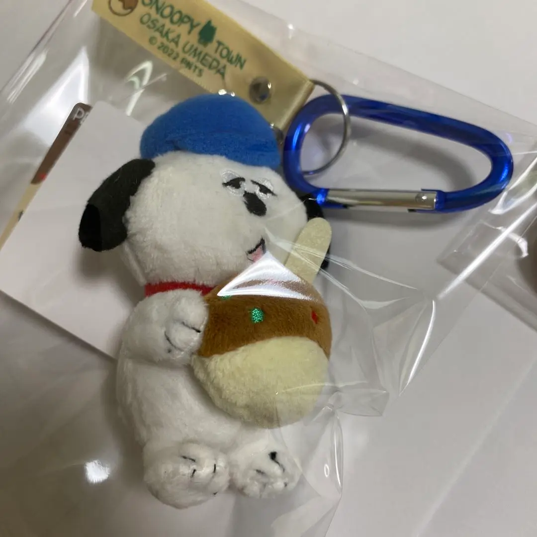 スヌーピータウン　関西限定　カラビナマスコット　たこ焼き屋台　オラフ　ぬいぐるみ 2022年12月中旬発売予定!!スヌーピータウンショップ オリジナル