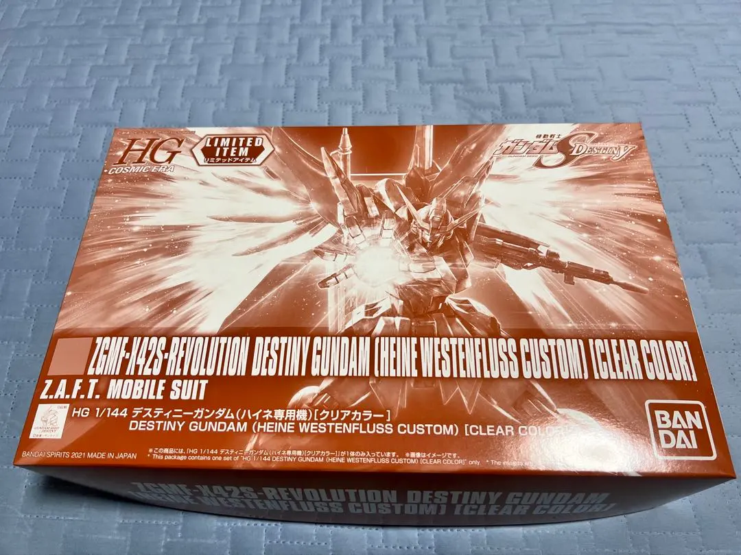 Thumbnail of HG 1/144 Destiny Gundam (Heine's Custom) 《Clear Color》