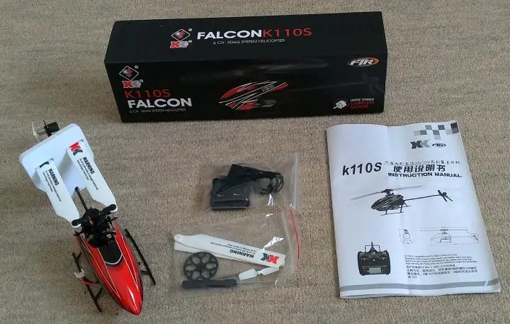 XK K110S BNF中古品です XK K110S BNF フタバS-FHSS互換 動作確認済新品 3D6Gシステム