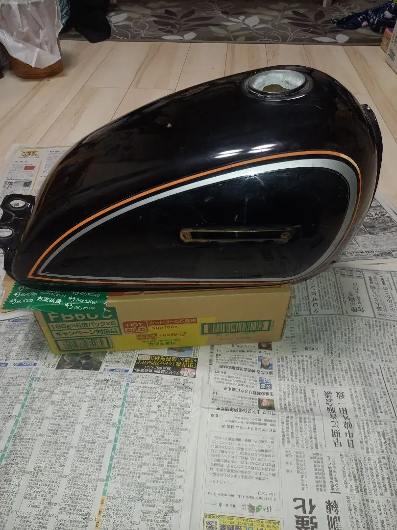 gt380仕様 キャンディブルー GN125H GN125 2F用タンク gt380仕様 キャンディブルー GN125H GN125 2F用タンク - メルカリ