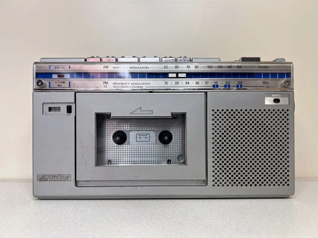 昭和レトロ ビクター ラジカセ RC-525 ラジオカセットレコーダー