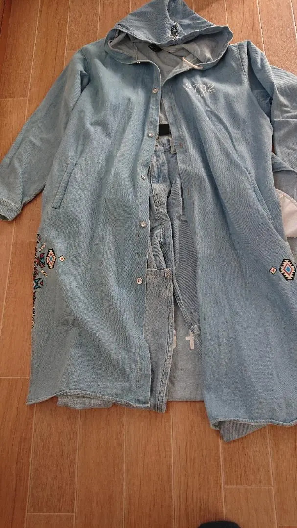 BAGARCH (バガーチ) KNIT COMBI DENIM JKT / ニットコンビデニム