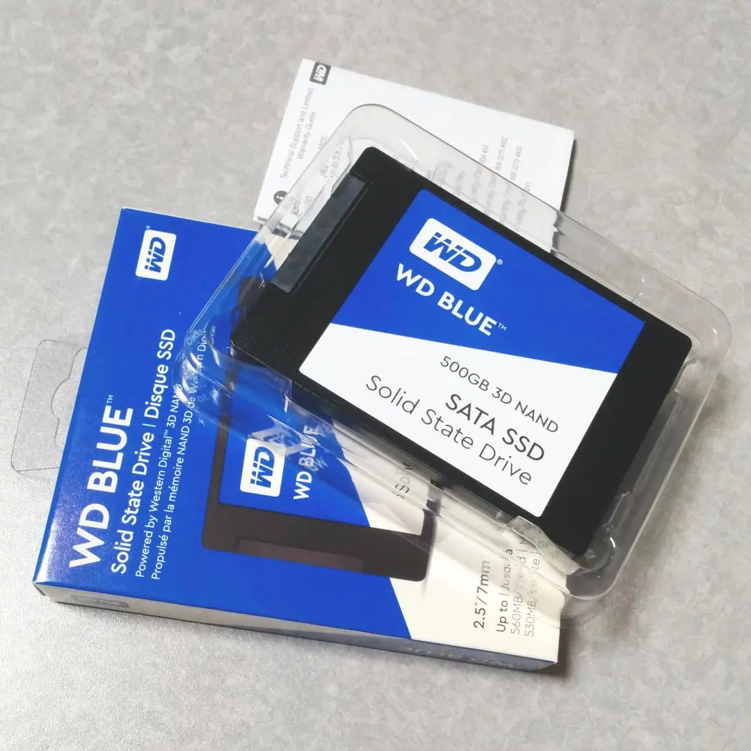 (未使用･未開封品)　Western Digital WD Blue 内蔵SSD 2.5インチ 3D NAND 採用 500GB SATA 3.0  WDS500G2B0A wyeba8q Amazon.com: Western Digital 500GB WD Blue 3D NAND Internal
