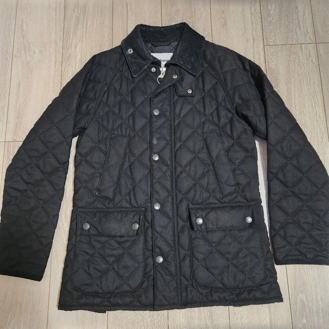 Thumbnail of Barbour Black Wool Quilted Jacket