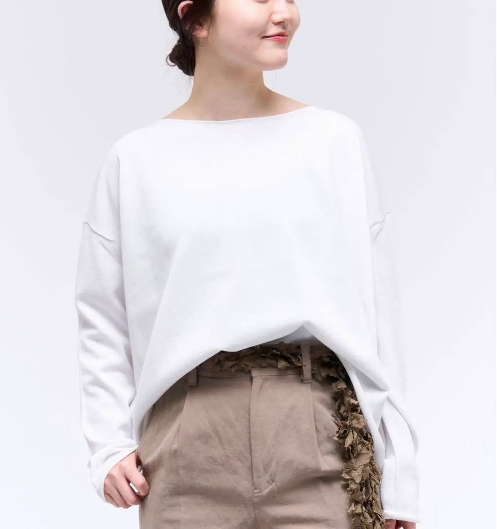 【24ss未使用タグ付き】IENA LEVITA ショートプルオーバー IENA ニット 「追加」LEVITA コットンショートスリーブプル
