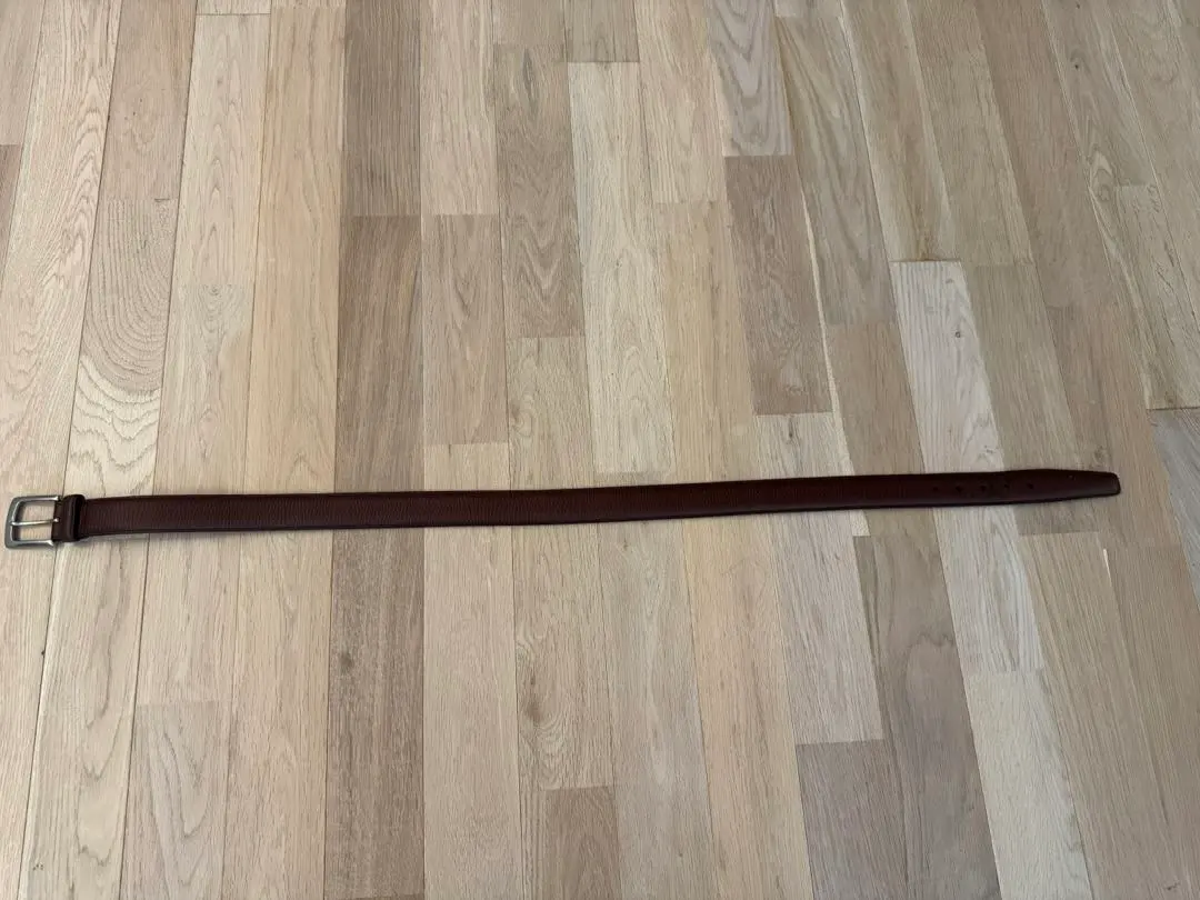 Thumbnail of Dark brown leather belt