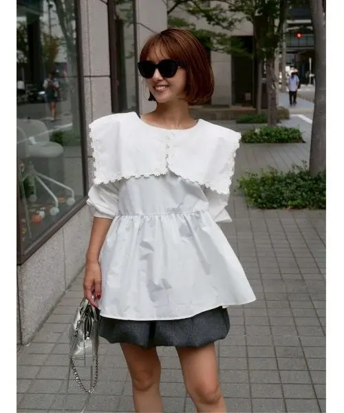 Thumbnail of CELFORD for those who love it ❤ Flower Motif Color Blouse