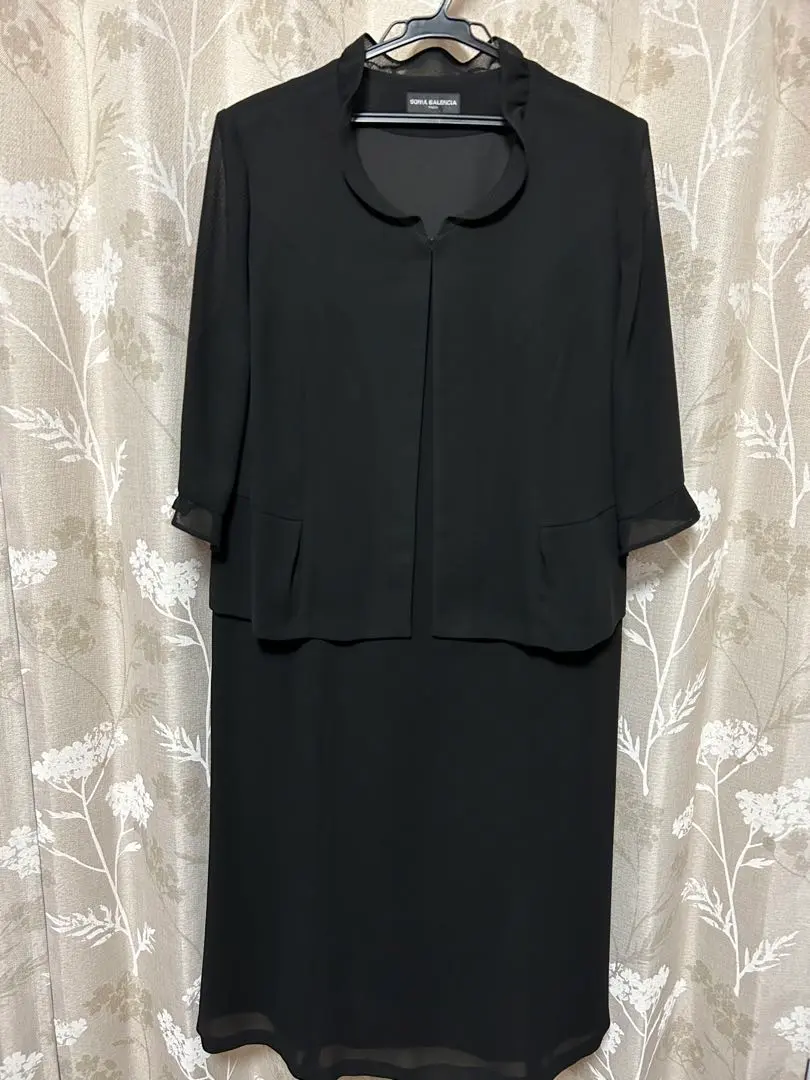 高級！定価約5万　sonia balencia ブラックフォーマル　アンサンブル SONIA BALENCIA PARIS 礼服 アンサンブル 9号 M - メルカリ