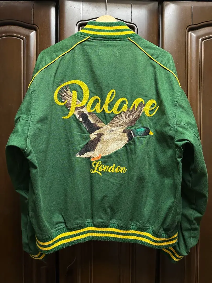 Palace Osaka Exclusive Hanshin Tigers Varsity Jacket Black
