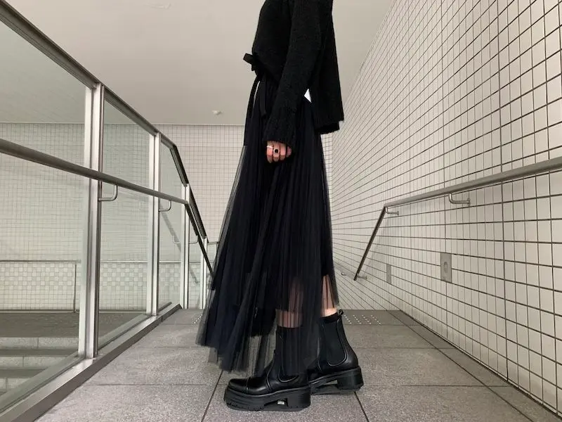 新品タグ付き チカ キサダ チュールロングスカート 楽天市場】Chika Kisada チカキサダ サイズ1 21SS チュール