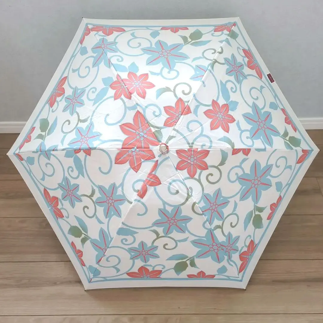 未使用☆日傘 nugoo 鎌倉 長傘 50cm 晴雨兼用 着物 白菊 - メルカリ