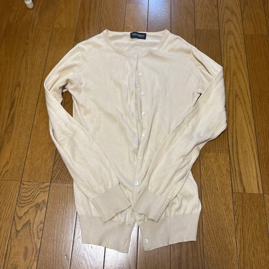 Thumbnail of JOHN SMEDLEY Beige Cardigan S