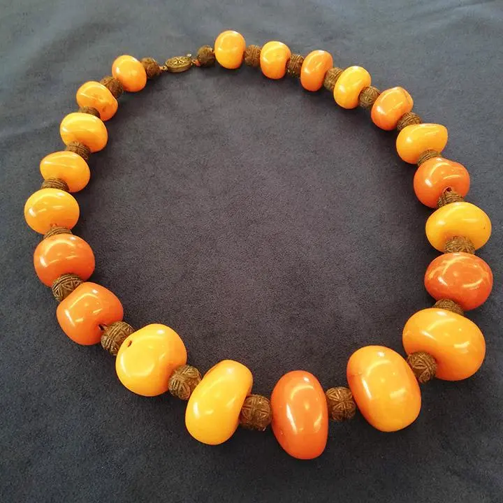 Thumbnail of African Amber Antique Necklace