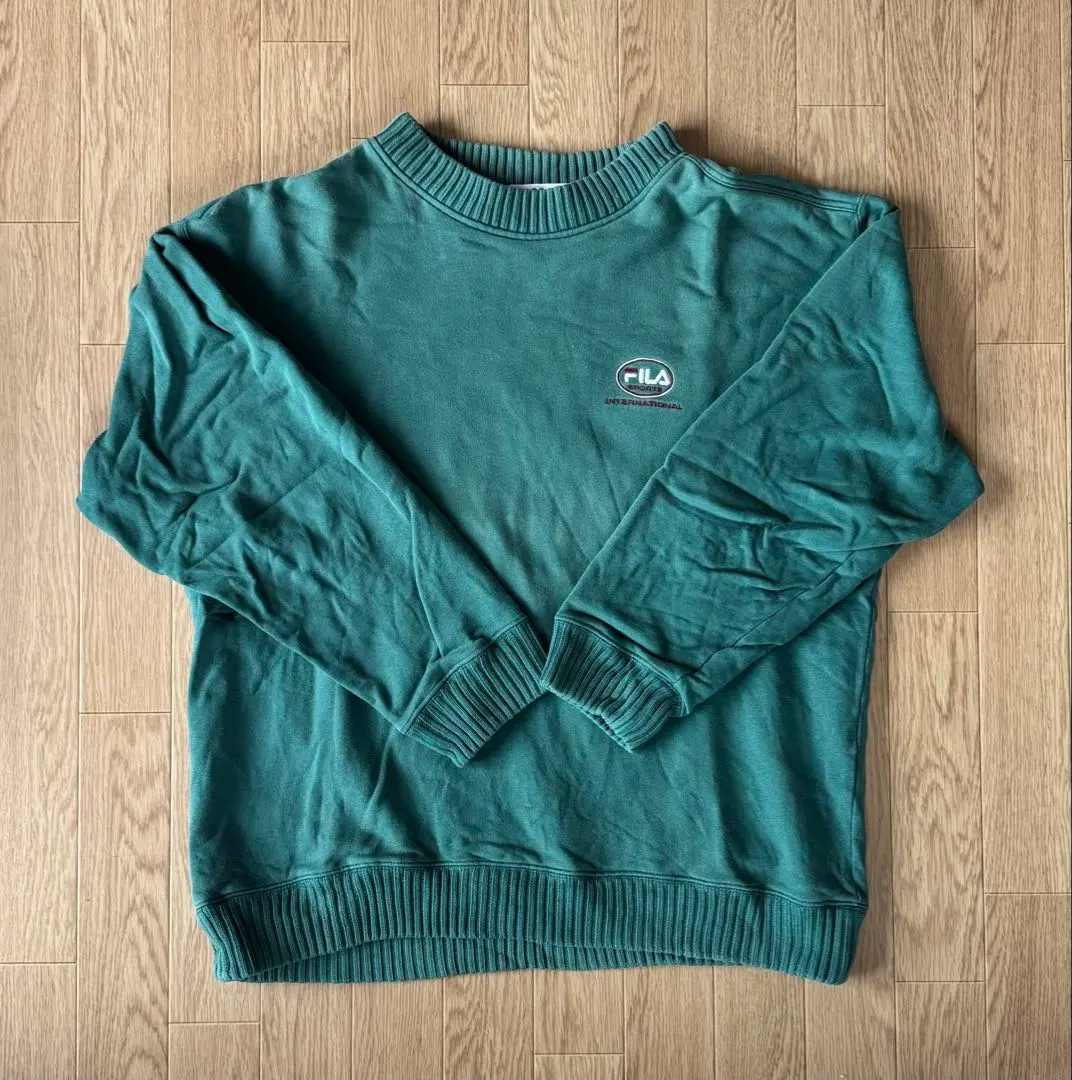 Thumbnail of FILA Green Crew Neck Sweatshirt - Vintage