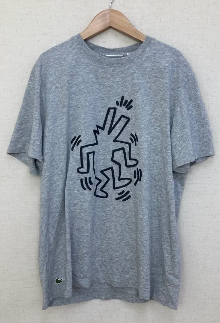 ★激レアXL★ lacoste × Keith haring ポロシャツ　総柄 激レア lacoste × Keith haring ポロシャツ 総柄 - メルカリ