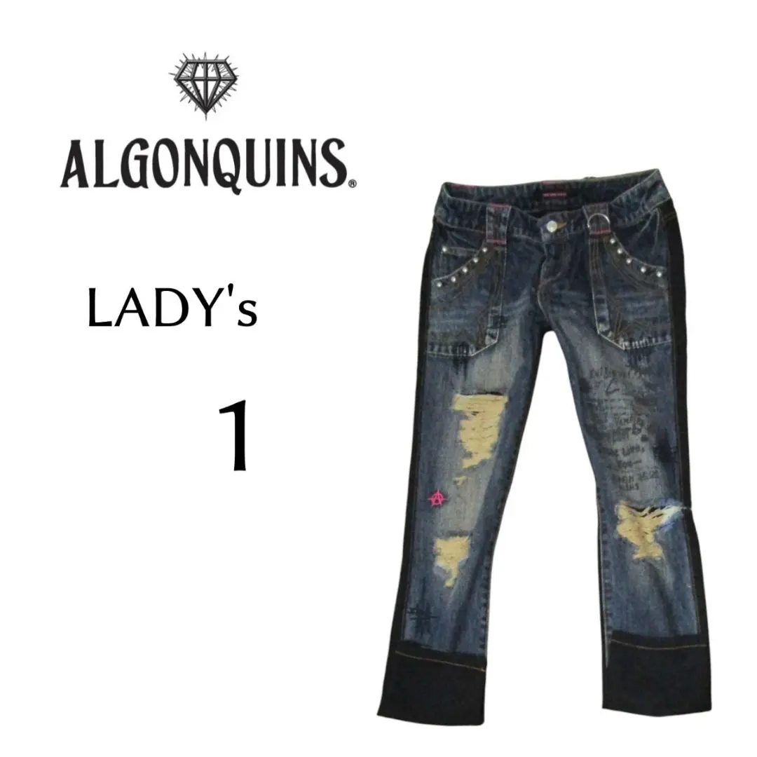 【美品】ALGONQUINS アルゴンキン　ショートパンツ　黒　茶色　個性的 ALGONQUINS（アルゴンキン）の古着 ゴス美品！ (Page 1)