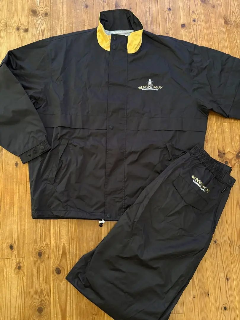 Munsingwear Grand Slam ブラックレインウェア M Munsingwear Grand Slam ブラックレインウェア M