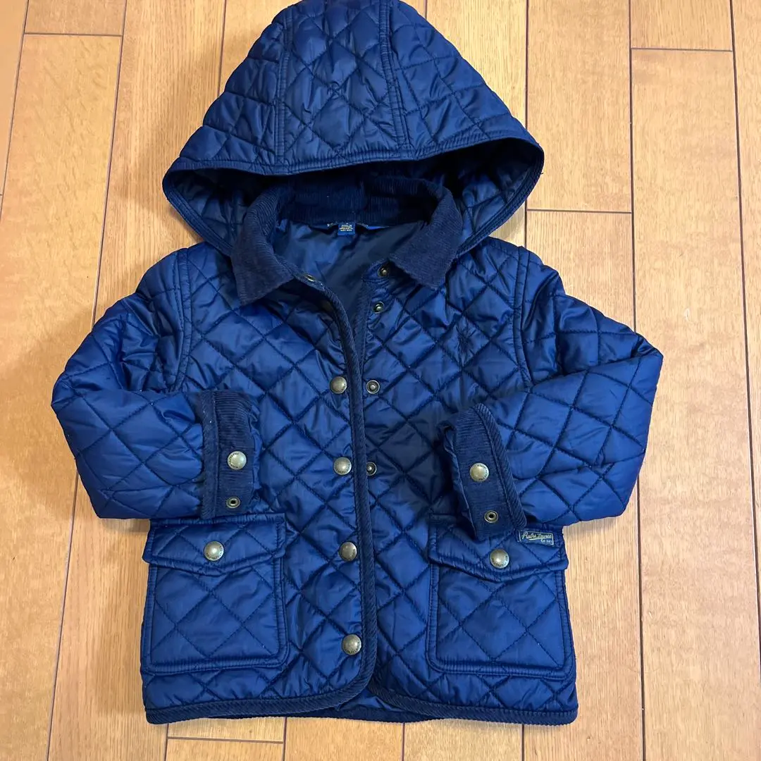 Thumbnail of Polo Ralph Lauren Navy Quilted Jacket, Size 4