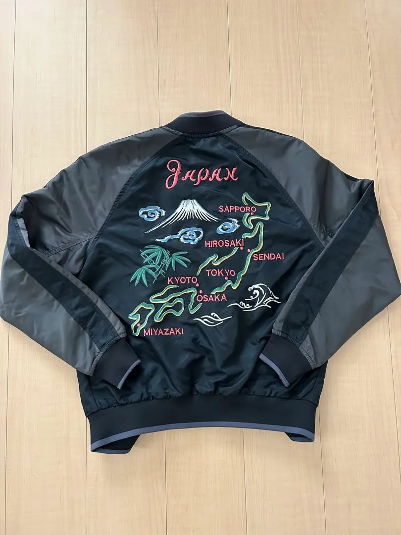 GAP スーベニアジャケット　ブラック　XL スカジャン　ナイロン m20272980912_1.jpg?1730958203