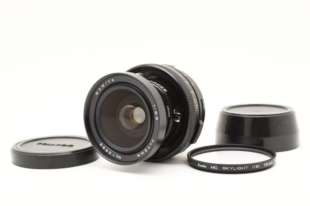 マミヤ 75mm f5.6 super angulon 大判 カメラ レンズΩ