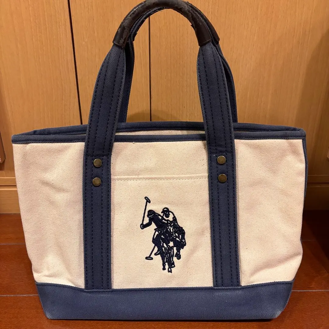 Thumbnail of U.S. Polo Assn. Handbag, Ivory/Navy