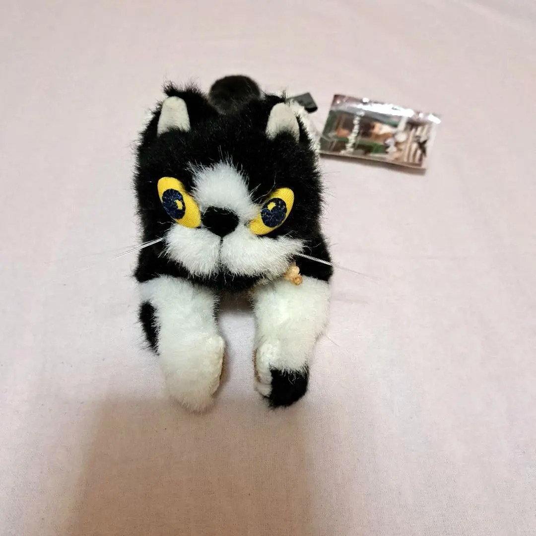 MANHATTANER'S 黒猫　ぬいぐるみ　中古品 シナダ SHINADA ぬいぐるみ もちねこ クロ(L) MONE-0350B