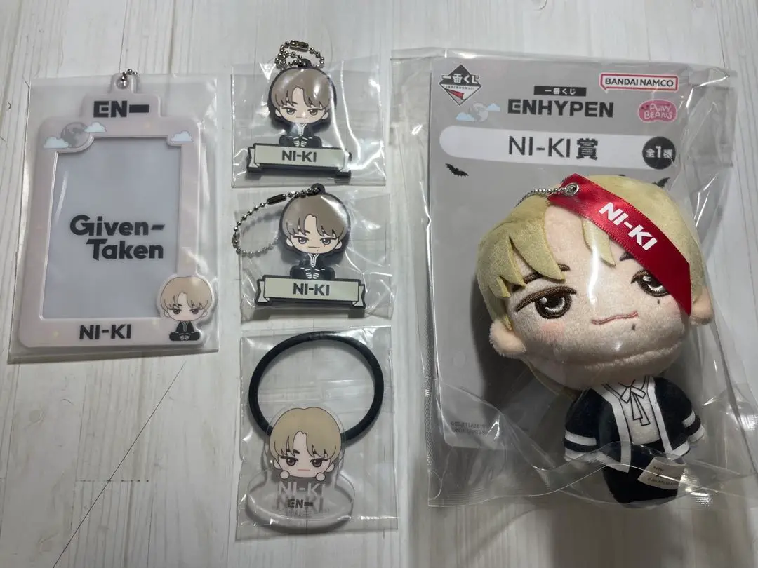 ENHYPEN 一番くじ ニキ セット ニキ 一番くじ ぬいぐるみ カードケース コンプ4点セット