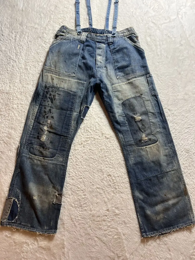 LVC リーバイス デニム オーバーオール 70s ワンウォッシュ 美品 LVC リーバイス デニム オーバーオール 70s ワンウォッシュ 美品