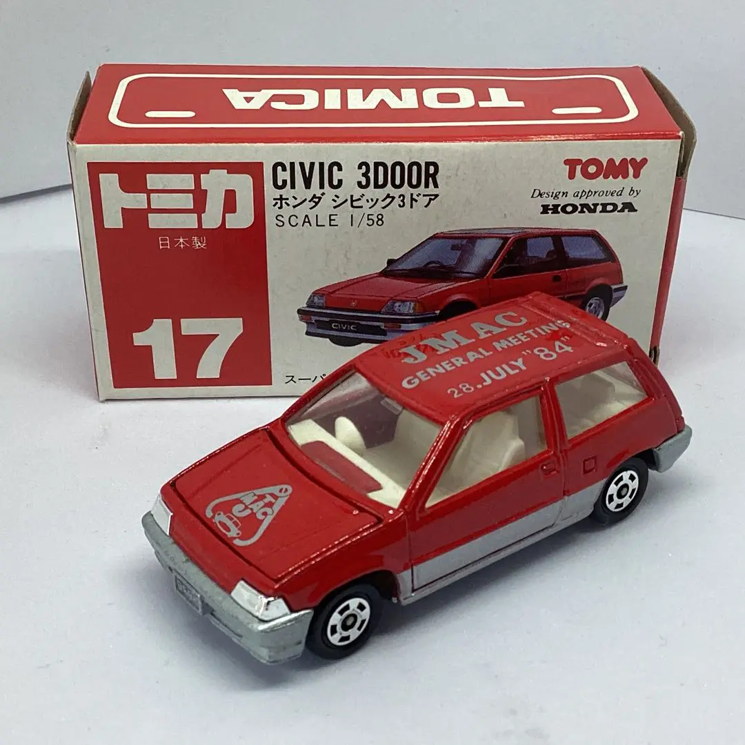 トミカ　ホンダシビック3ドア　JMAC 限定品　1984年　超レア品入手困難 トミカホンダシビック3ドアJMAC 限定品1984年超レア品入手困難