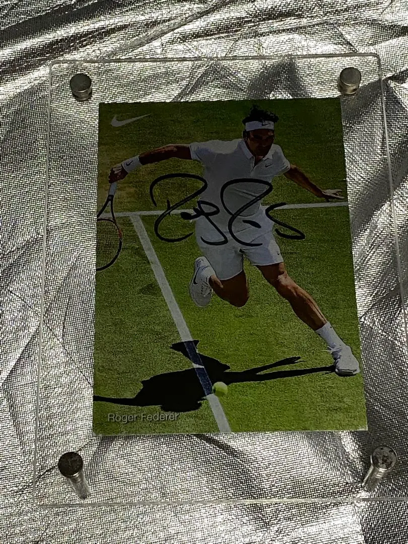 Roger Federer ロジャー・フェデラー 直筆サイン入り写真STEINER認証