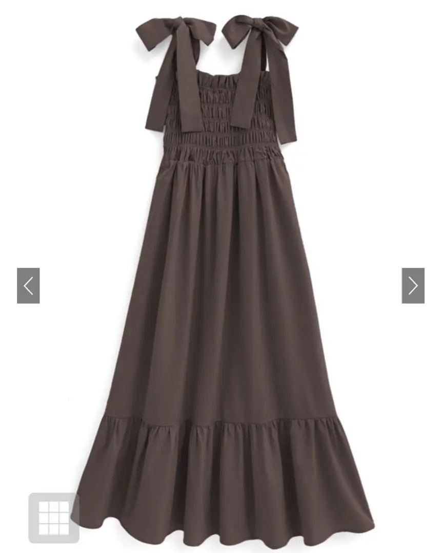 Thumbnail of Shoulder Ribbon Tiered Dress