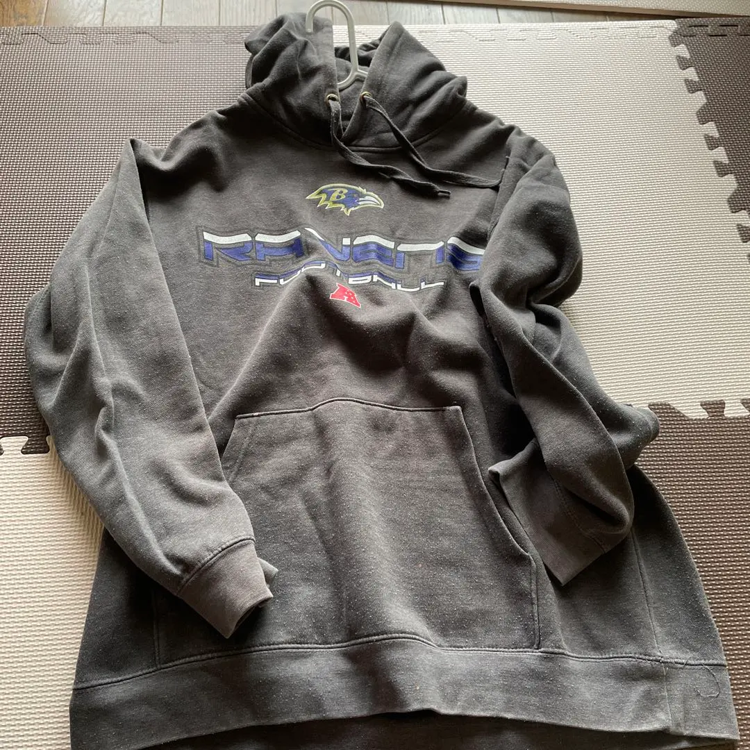 Thumbnail of Baltimore Ravens Hooded Sweatshirt, Gray