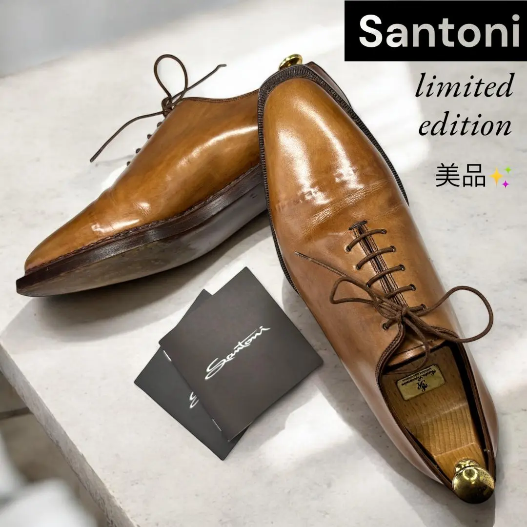サントーニ　ホールカット　プレーントゥ　ブラック SANTONI サントーニ ビジネス ドレス シューズ プレーントゥ