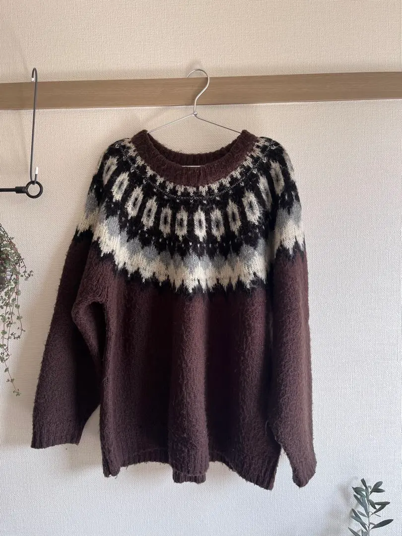 Thumbnail of FREAK'S STORE Nordic Oversized Knit Sweater