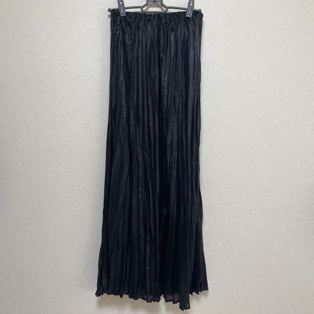 Thumbnail of Excellent condition!!! Kastane Black Pleated Long Skirt, Washed Finish