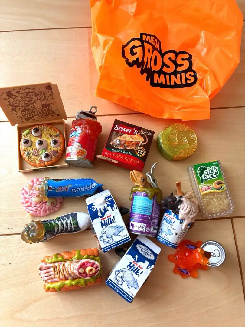 MEGA GROSS MINIS シリーズ2、未開封6個セット、メガグロスミニ Amazon.com: 5 Surprise Mega Gross Minis by ZURU Boys Mystery