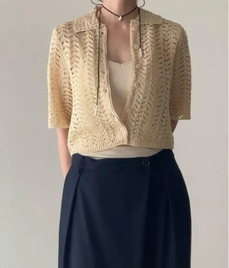 Thumbnail of Lace Knit Shirts TODAYFUL