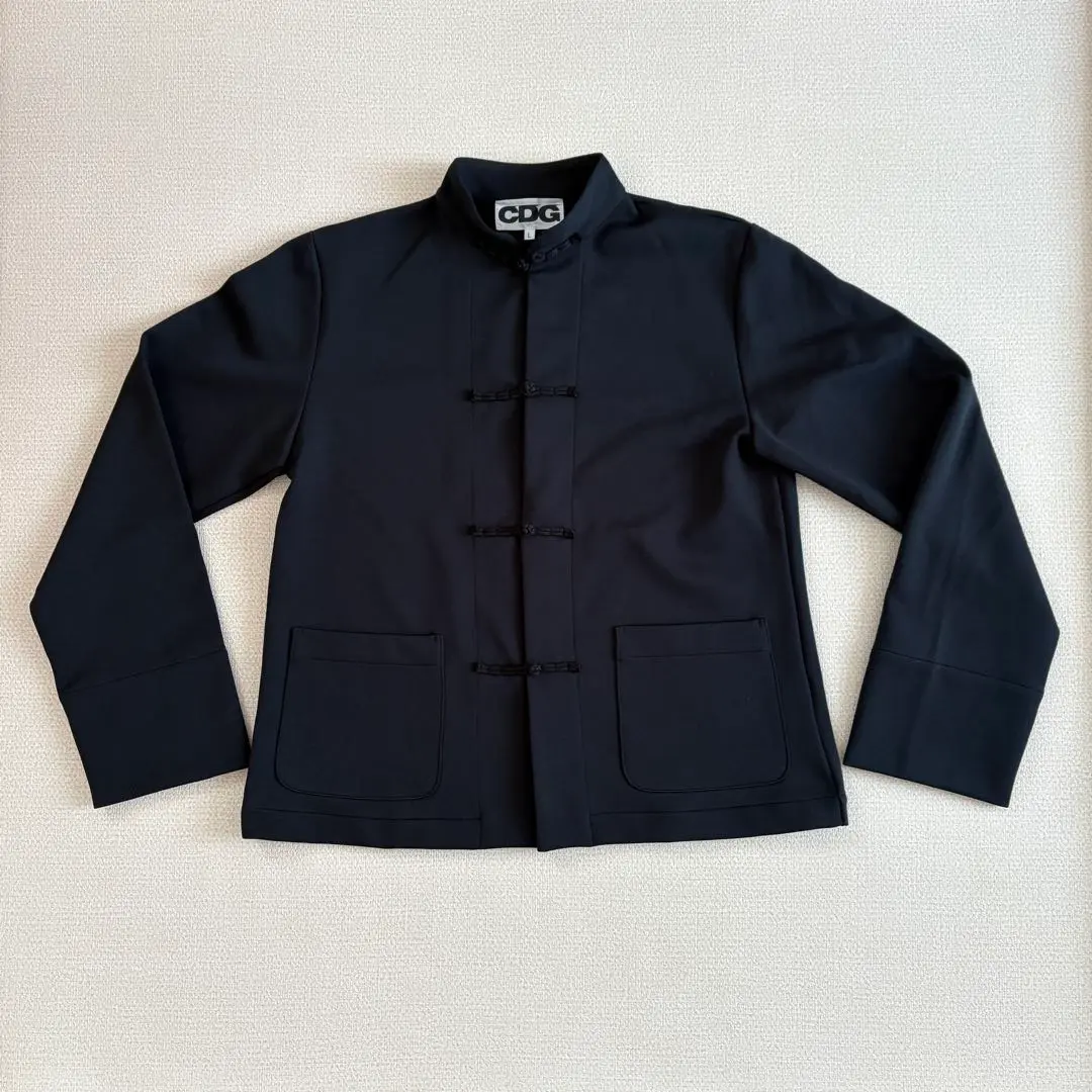 シーディージー CDG XXL SZ-J021 ジャージーチャイナジャケット 中古・古着通販】CDG (シーディージー) ポリエステルジャージー